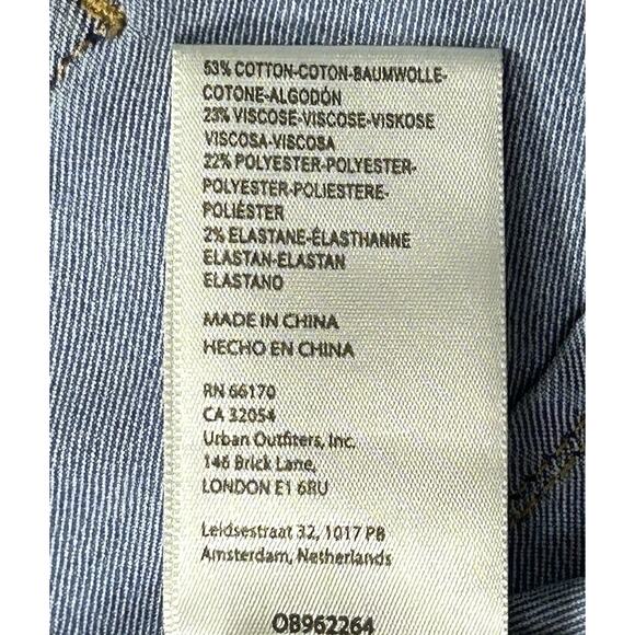 Free People Just Float On Flare Jeans Floral Paisley Bell Bottom Wide Leg Sz 27 - Picture 9 of 10